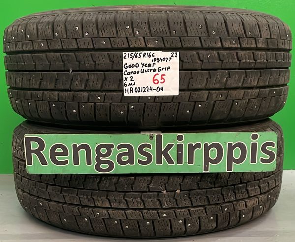 215/65R16C GoodYear Cargo UltraGrip 109/107T nasta 6mm / K1