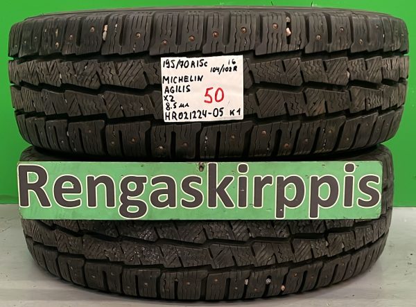 195/70R15C Michelin Agilis 104/102R nasta 8,5mm / K1