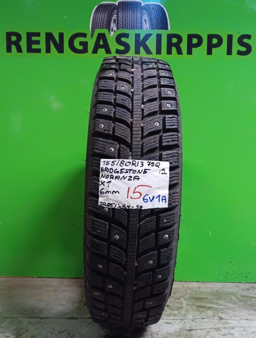 155/80R13 Bridgestone Noranza 79Q nasta 6mm / 6V1A