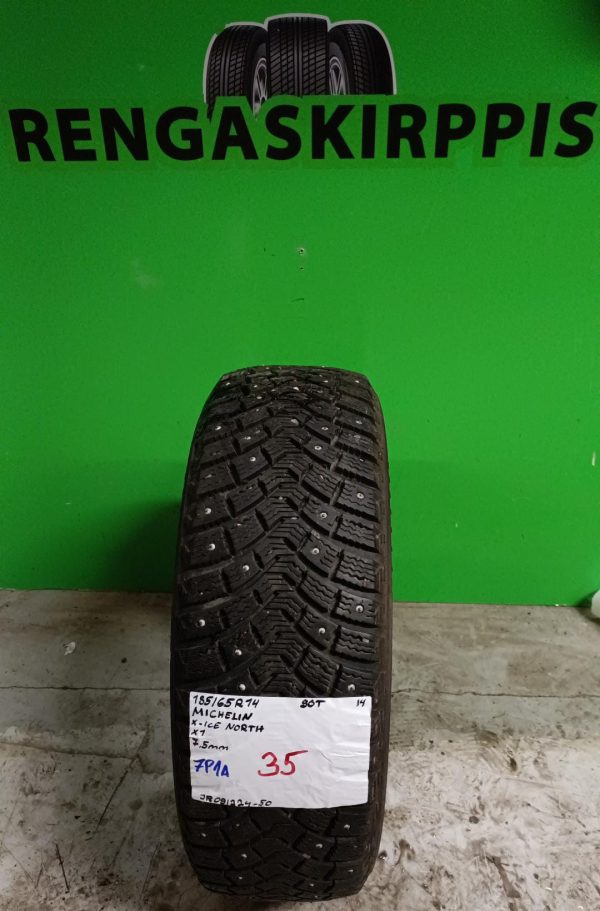 185/65R14 Michelin X-Ice North 90T nasta 7,5mm / 7P1A