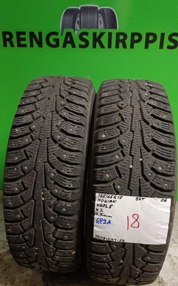 185/65R15 Nokian HKPL 5 92T nasta 6,5mm / 6P2A