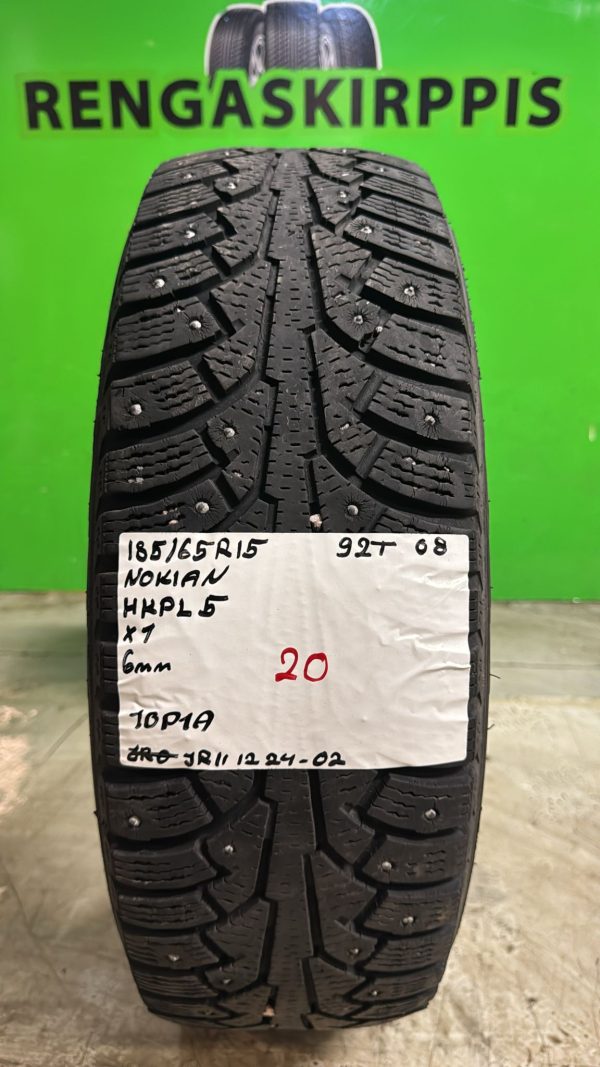 185/65R15 Nokian HKPL 5 92T nasta 6mm / 10P1A