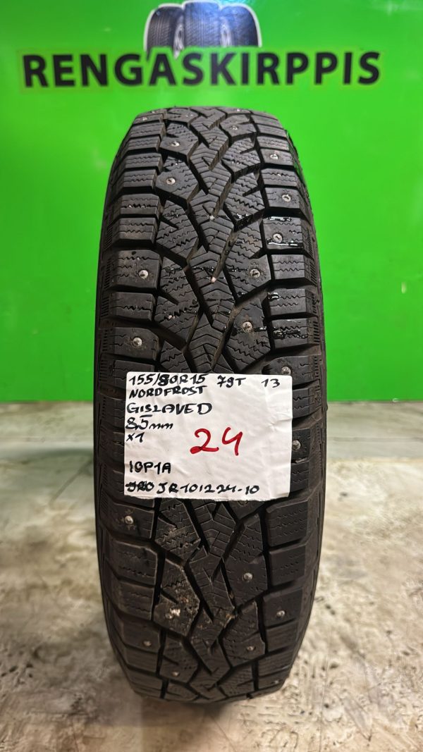 155/80R15 Gislaved Nordfrost 79T 8,5mm / 10P1A