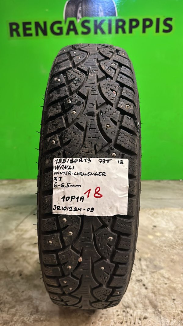 155/80R13 Wanli Winter Challenger 79T nasta 6-6,5mm / 10P1A