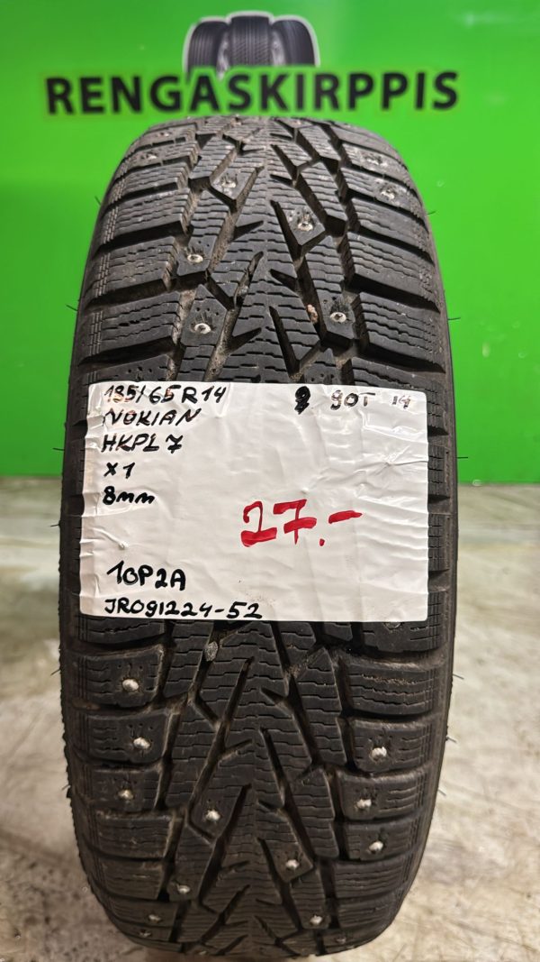 185/65R14 Nokian HKPL 7 90T nasta 8mm / 10P2A