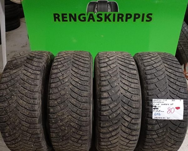 225/50R17 Michelin X-Ice North 4 ZP 98H nasta 5-5,5mm / 6P2