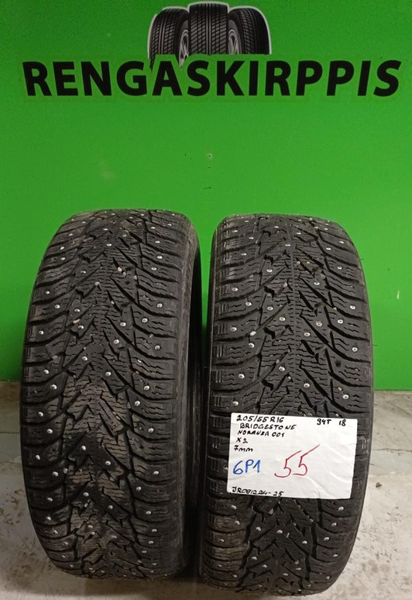 205/55R16 Bridgestone Noranza 001 94T nasta 7mm / 6P1