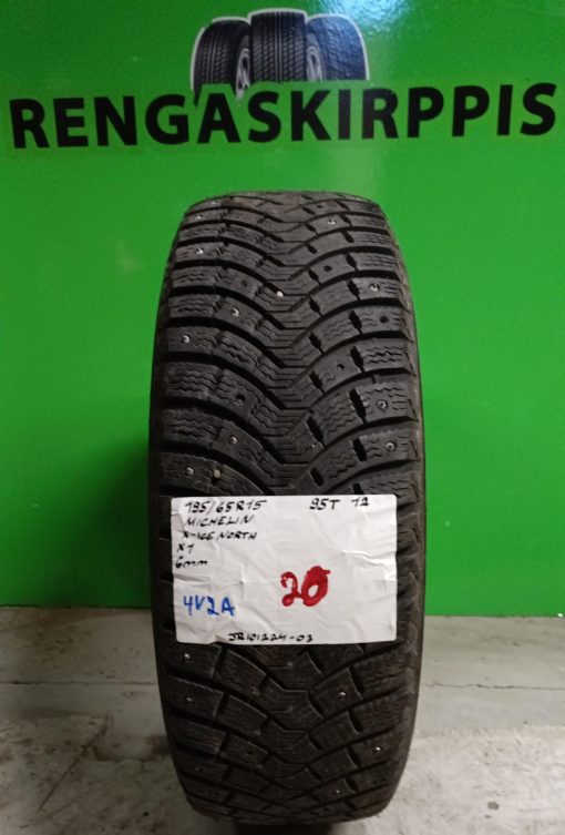 195/65R15 Michelin X-Ice North 95T nasta 6mm / 4V2A