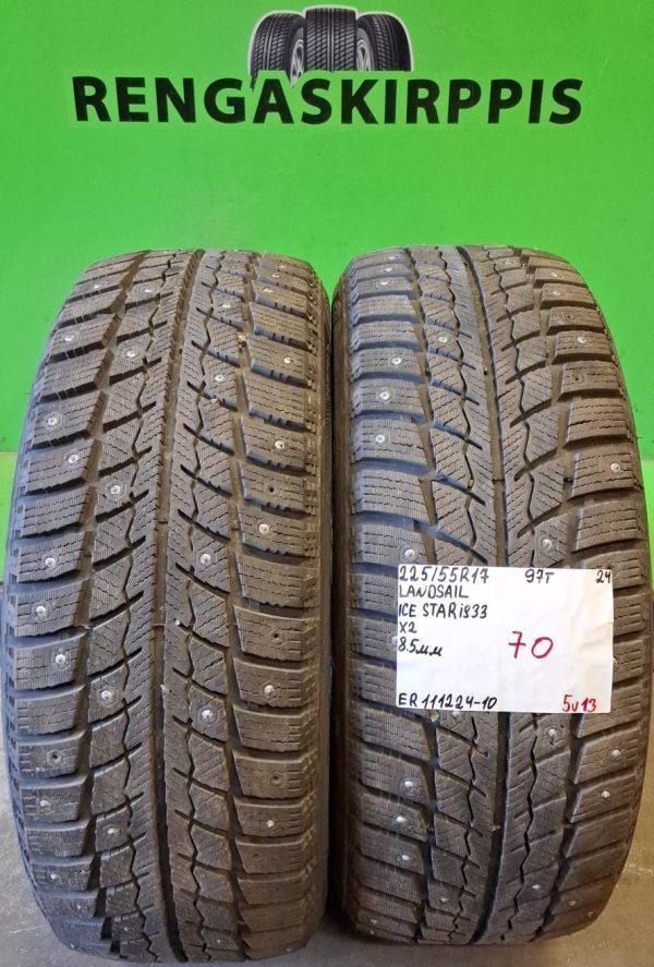 225/55R17 Landsail Ice Star IS33 97T nasta 8,5mm / 5V13