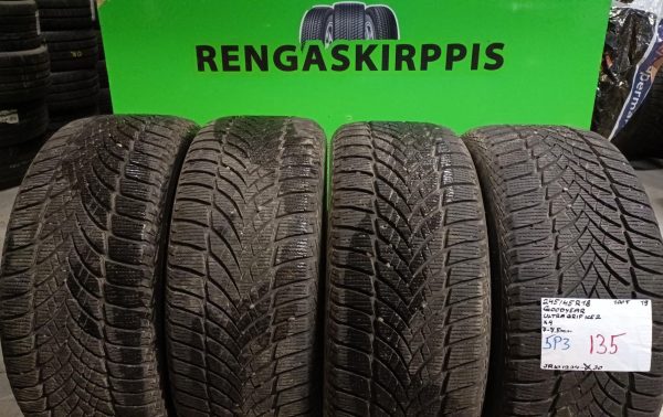 245/45R18 GoodYear UltraGrip Ice 2 100T kitka 7-7,5mm / 5P3