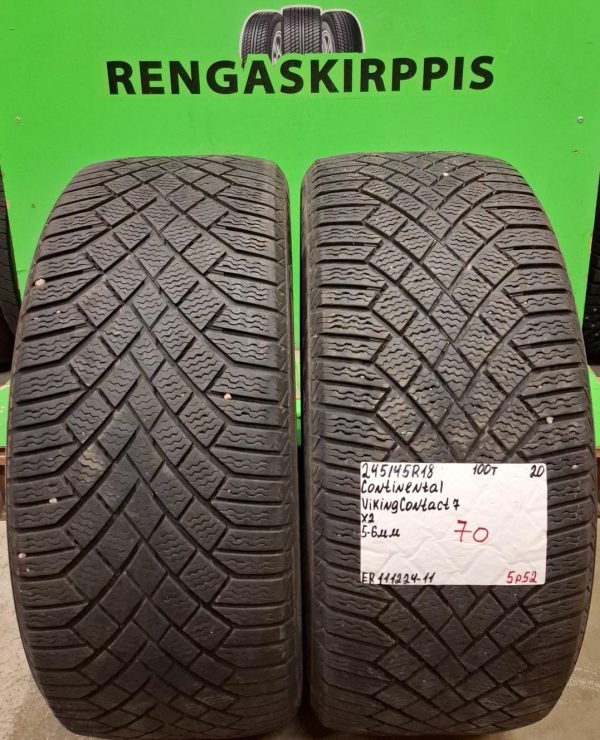 245/45R18 Continental VikingContact 7 100T kitka 5-6mm / 5P52