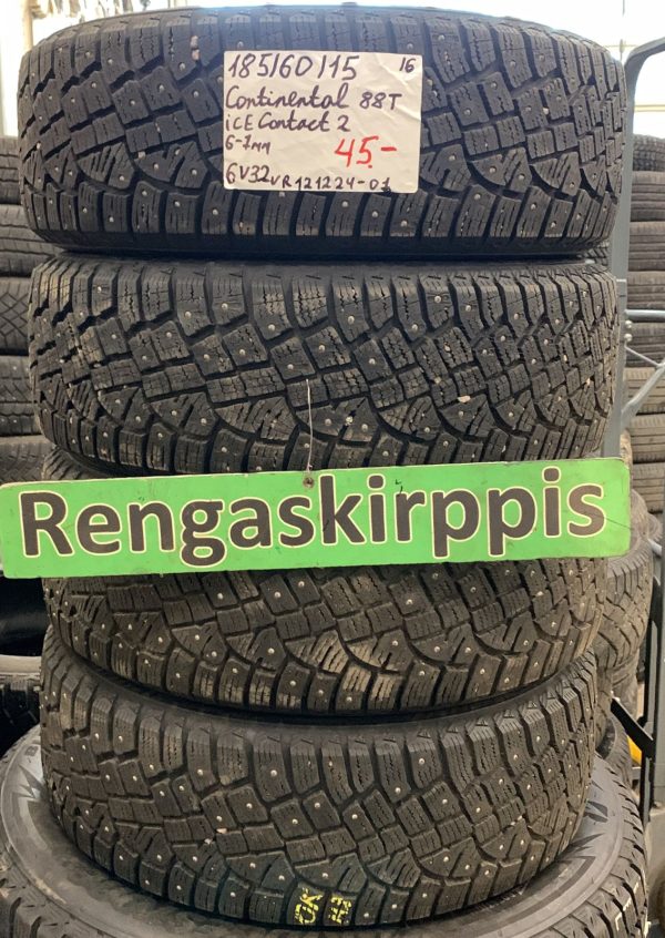 185/60R15 Continental IceContact 2 88T nasta 6-7mm / 6V32