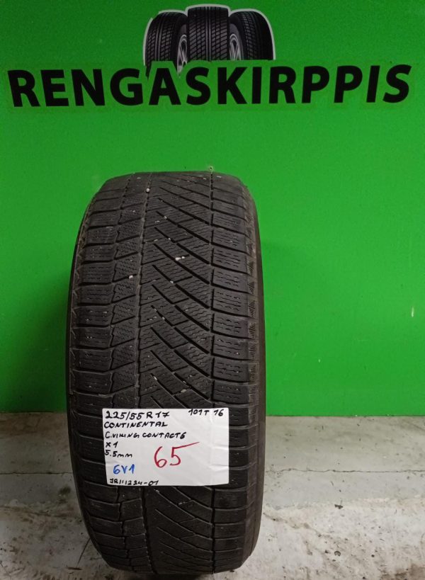 225/55R17 Continental ContiVikingContact 6 101T kitka 5,5mm / 6V1