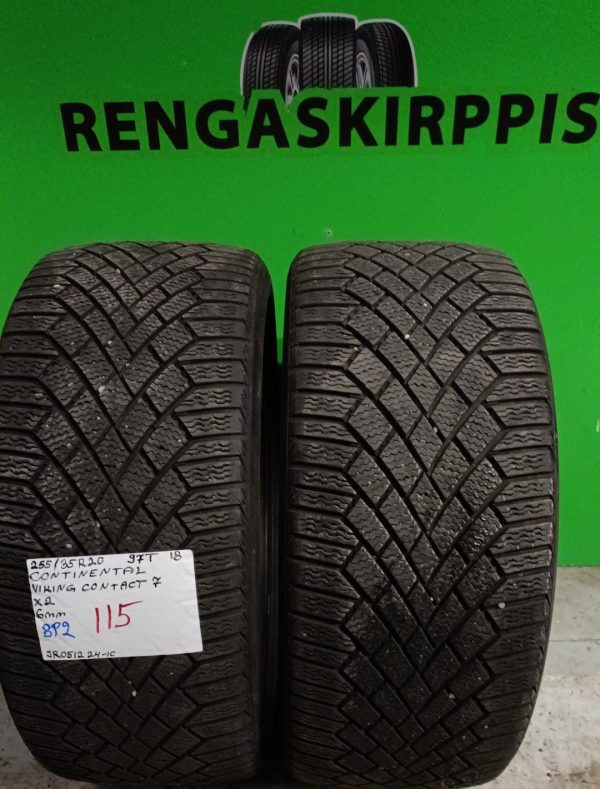 255/35R20 Continental VikingContact 7 97T kitka 6mm / 8P2