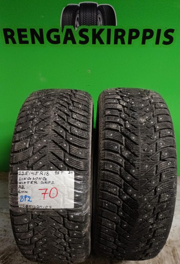 225/45R18 LingLong WinterGrip 2 95T nasta 8mm / 8P2