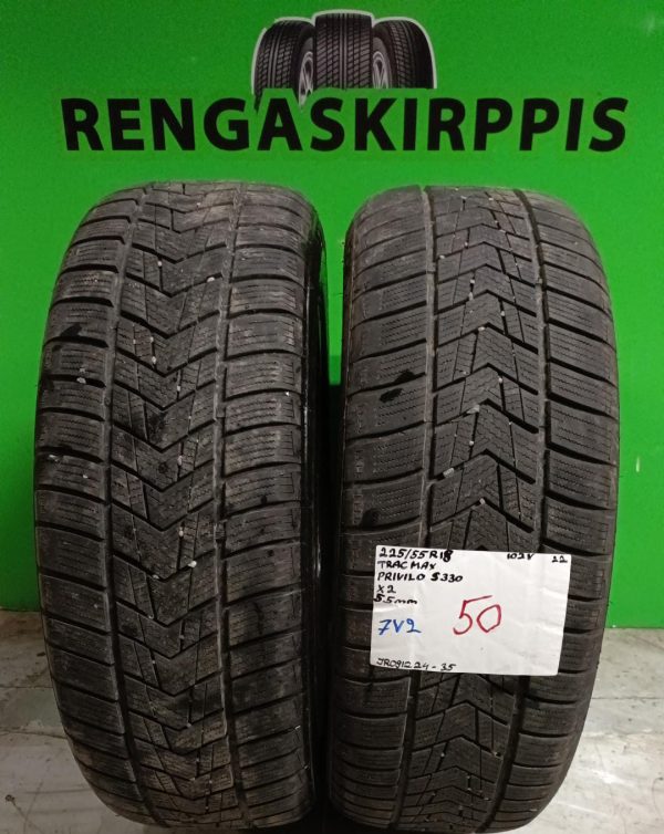 225/55R18 Tracmax Privilo S330 102V kitka 5,5mm / 7V2