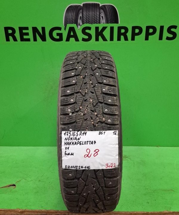 175/65R14 Nokian HKPL 7 86T nasta 6mm / 3V22