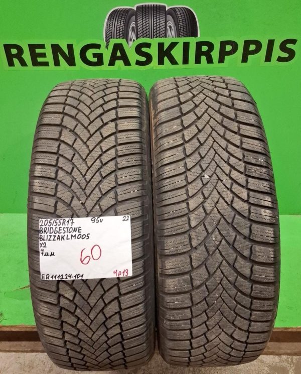 205/55R17 Bridgestone Blizzak LM005 95V kitka 7mm / 4P13