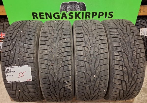 215/60R16 Kumho IZen KW31 99R kitka 6,5-7mm / 4V42