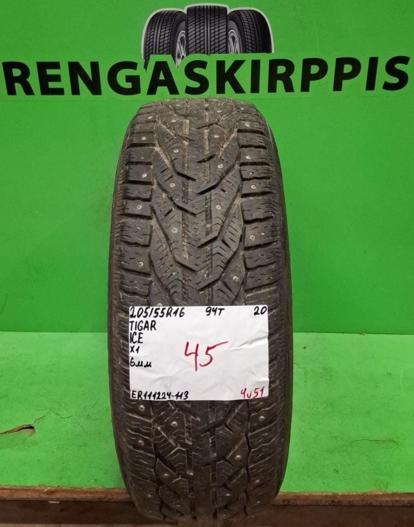 205/55R16 Tigar Ice 94T nasta 6mm / 4V51