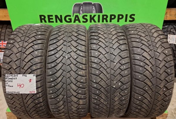 225/45R17 BFGoodrich 94Q nasta 7-7,5mm # / 4P43