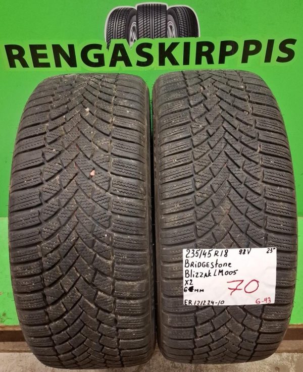 235/45R18 Bridgestone Blizzak LM005 98V kitka 6mm / 6-43