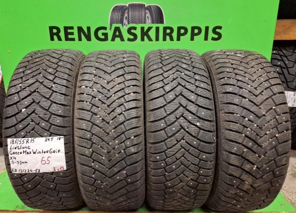 185/55R15 LingLong GreenMax WinterGrip 86T nasta 7-7,5mm / 2V13