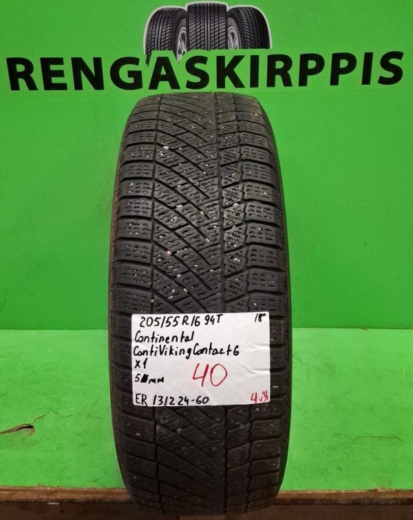 205/55R16 Continental ContiVikingContact 6 94T kitka 5mm / 4V31