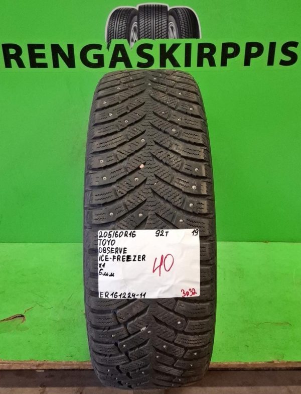 205/60R16 Toyo Observe Ice Freezer 92T nasta 6mm / 3P32