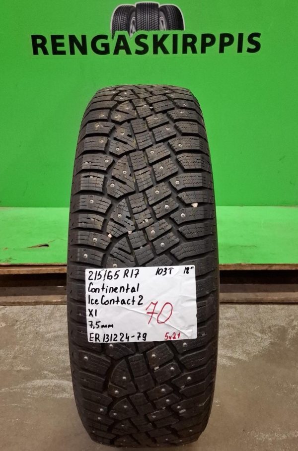 215/65R17 Continental IceContact 2 103T nasta 7,5mm / 5V21