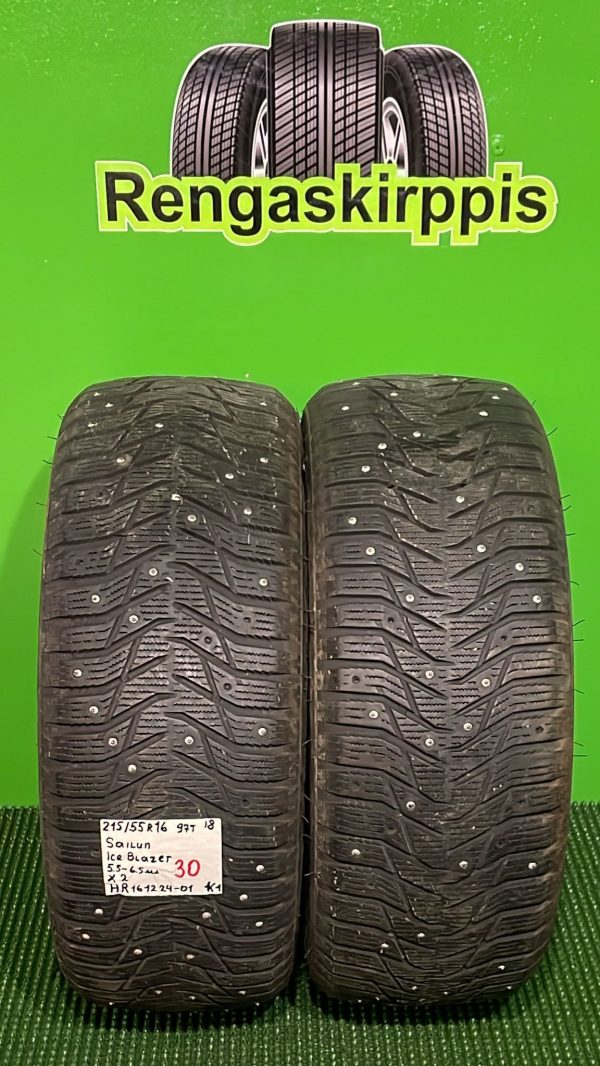 215/55R16 Sailun Ice Blazer 97T nasta 5,5-6,5mm / K1