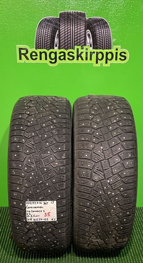 205/55R16 Continental IceContact 2 94T nasta 5-5,5mm / K1