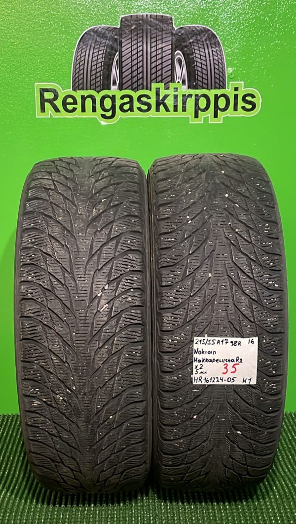 215/55R17 Nokian HKPL R2 98R kitka 5mm / K1