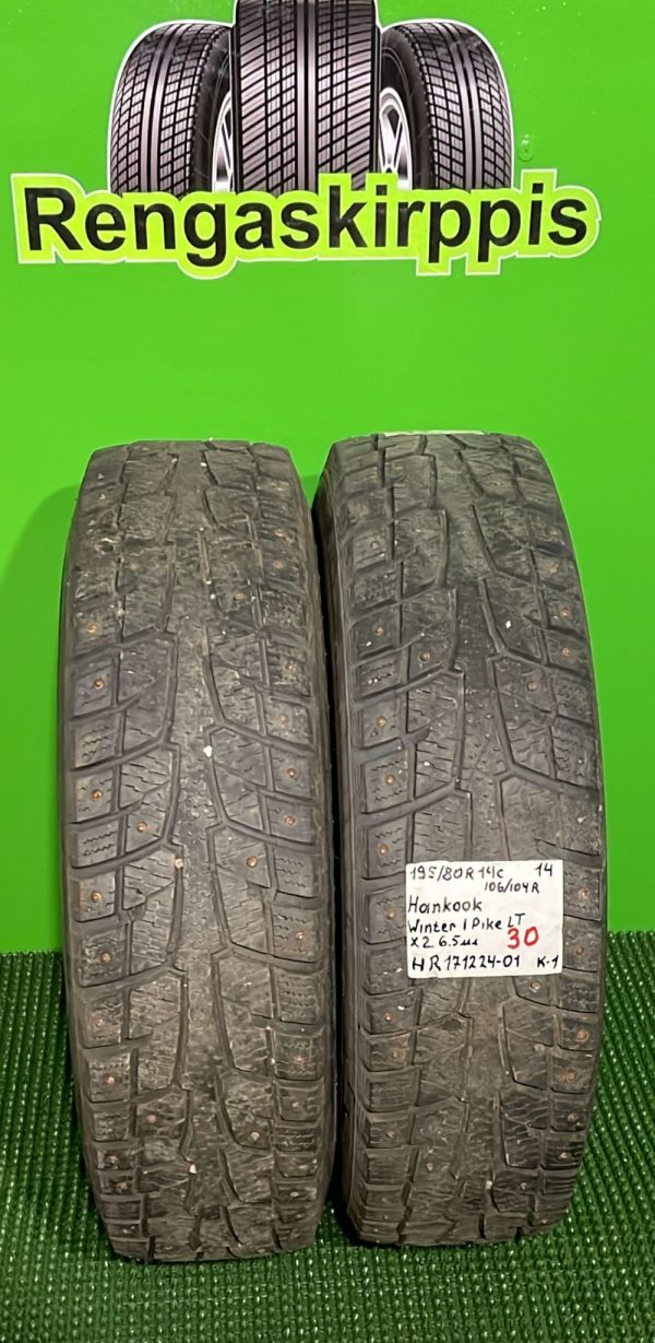 195/80R14C Hankook Winter IPike LT 106/104R nasta 6,5mm / K1