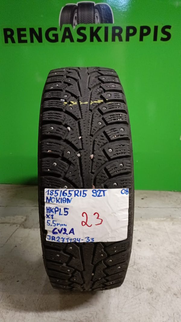 185/65R15 Nokian HKPL 5 92T 5,5mm / 6V2A