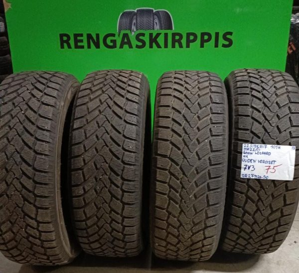 225/55R17 Mazzini Snow Leopard 101H kitka uudenveroiset / 7V3