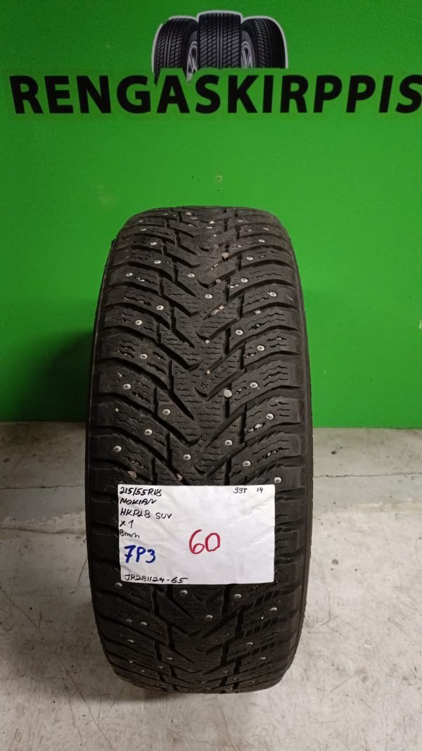 215/55R18 Nokian HKPL 8 Suv 99T nasta 8mm / 7P3