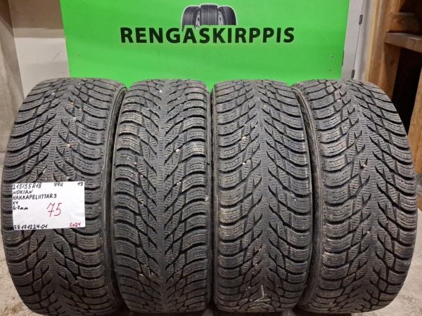 215/55R18 Nokian HKPL R3 99R kitka 6-7mm / 5P24