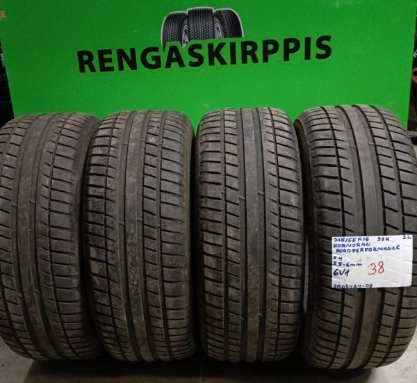 215/55R16 Kormoran Road Performance 97H kesä 5,5-6mm / 6V1