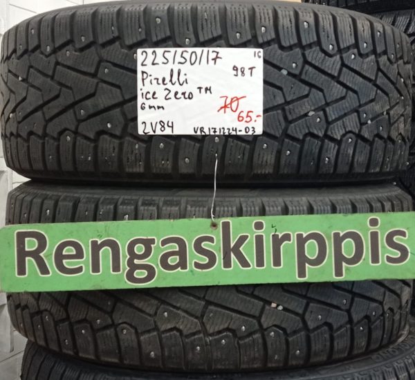 225/50R17 Pirelli Ice Zero TM 98T nasta 6mm / 2V84