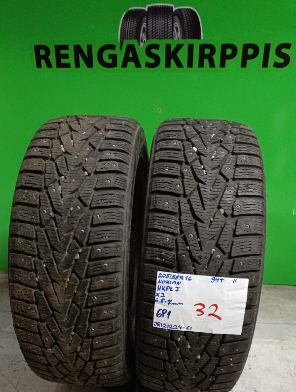 205/55R16 Nokian HKPL 7 94T nasta 6,5-7mm / 6P1