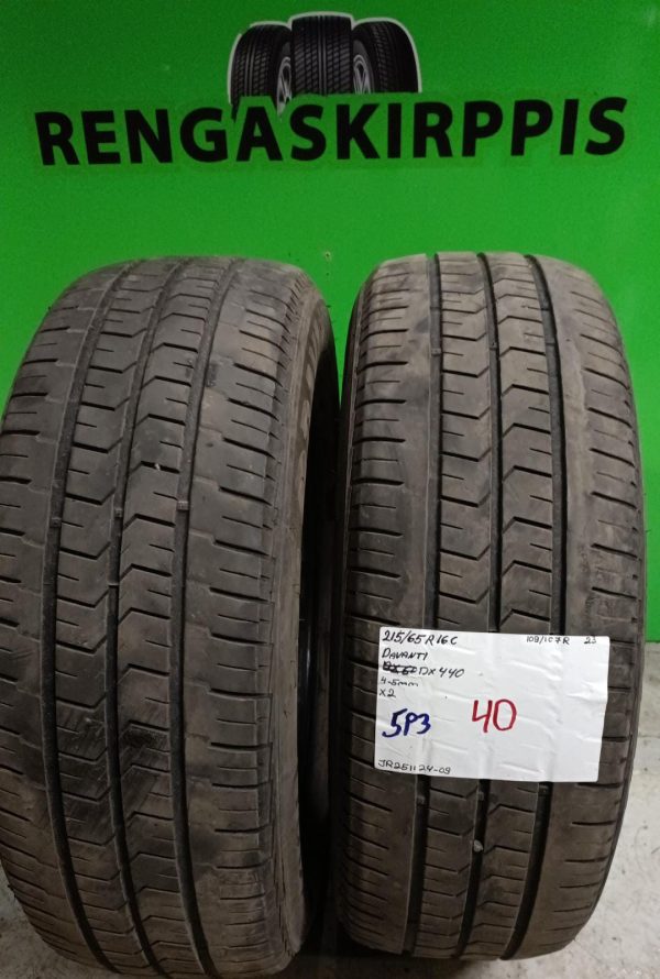 215/65R16C Davanti DX440 109/107R kesä 4-5mm / 5P3