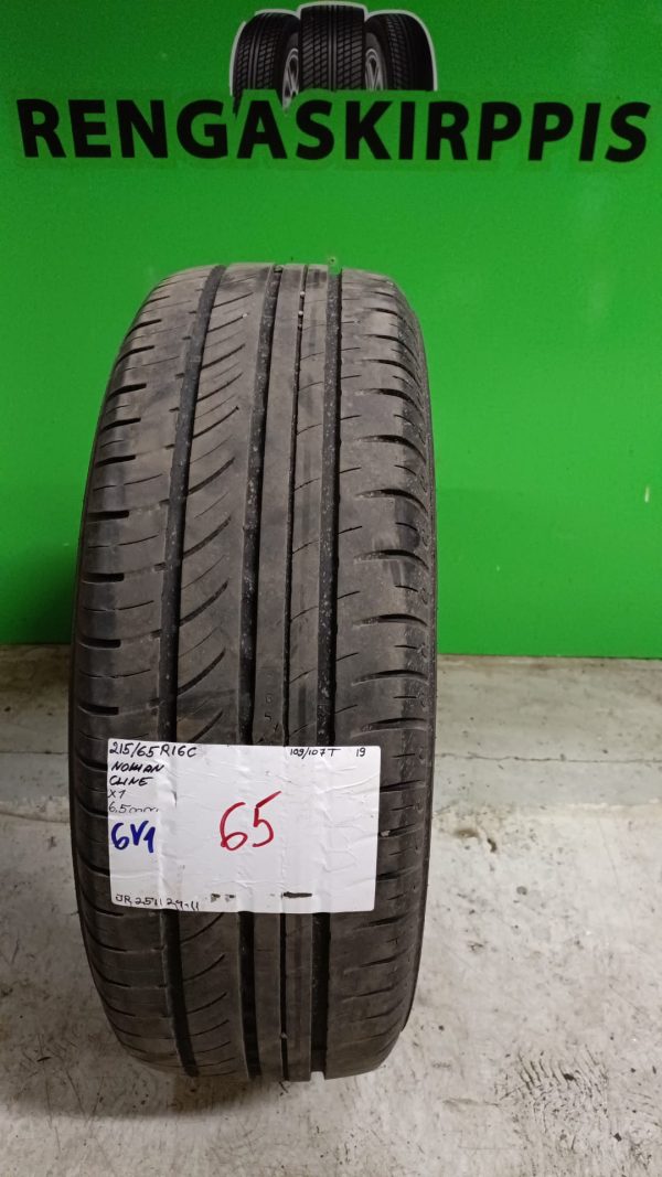 215/65R16C Nokian Cline 109/107T kesä 6,5mm / 6V1