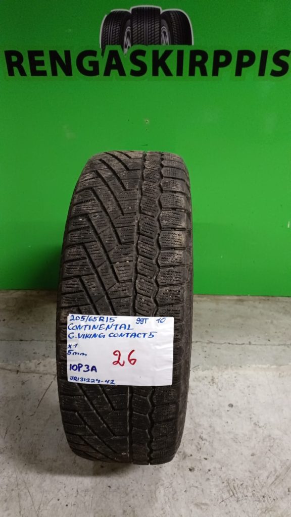 205/65R15 Continental ContiVikingContact 5 99T kitka 5mm / 10P3A