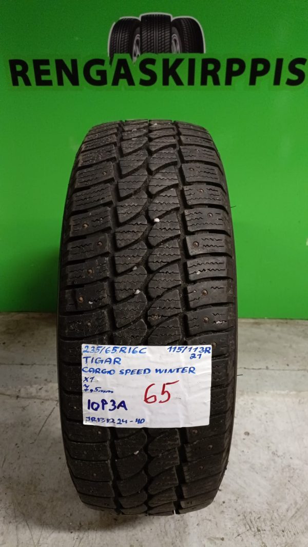 235/65R16C Tigar Cargo Speed Winter 115/113R nasta 7,5mm / 10P3A