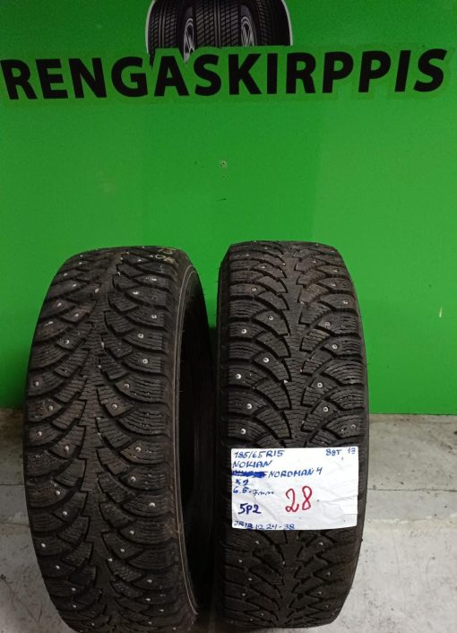 185/65R15 Nokian Nordman 4 88T nasta 6,5-7mm / 5P2