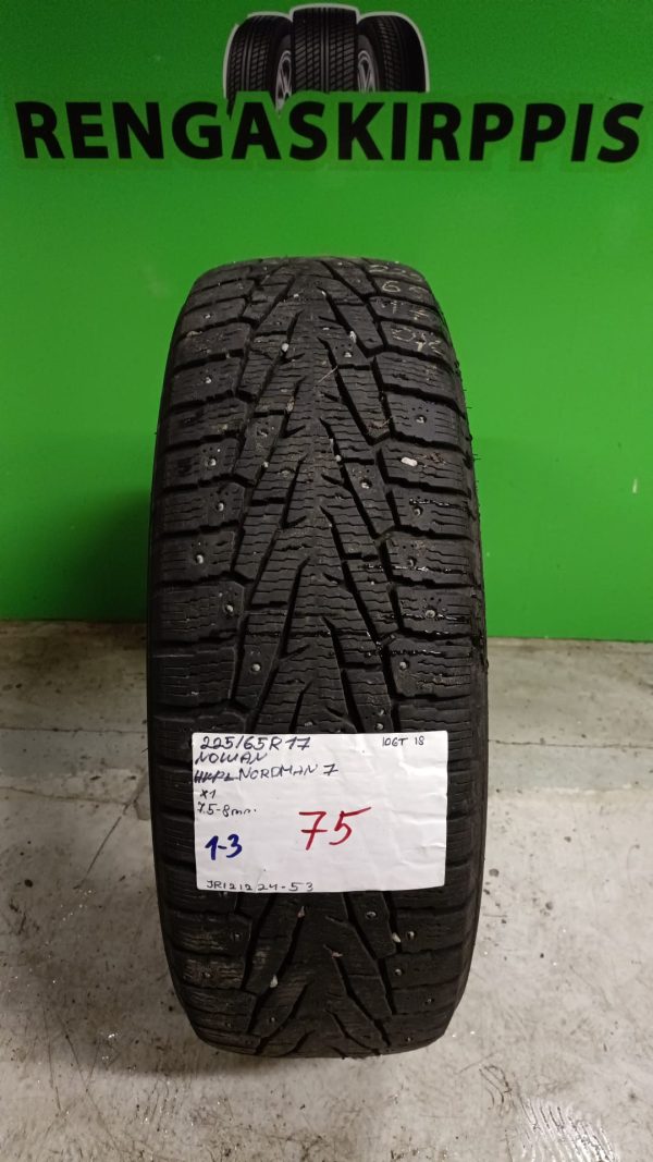 225/65R17 Nokian Nordman 7 106T nasta 7,5-8mm / 1-3