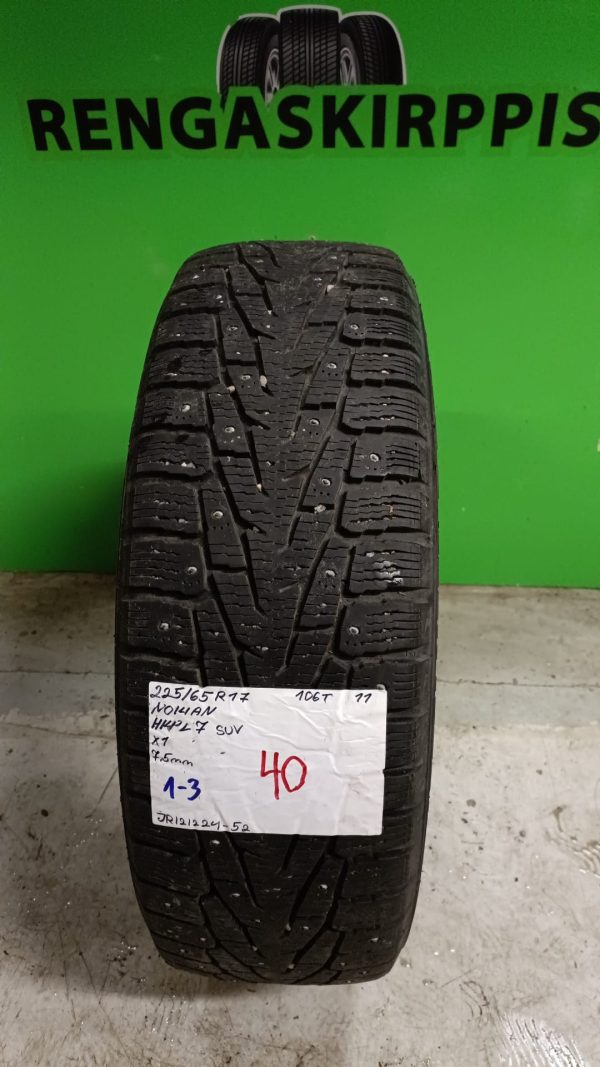 225/65R17 Nokian HKPL 7 Suv 106T nasta 7,5mm / 1-3