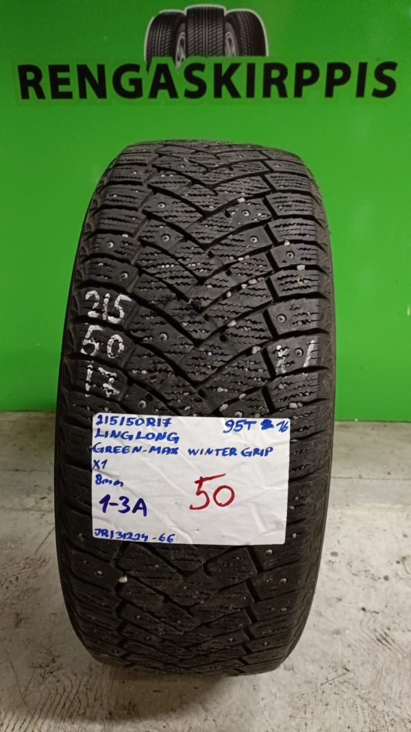 215/50R17 LingLong GreenMax WinterGrip 95T nasta 8mm / 1-3A