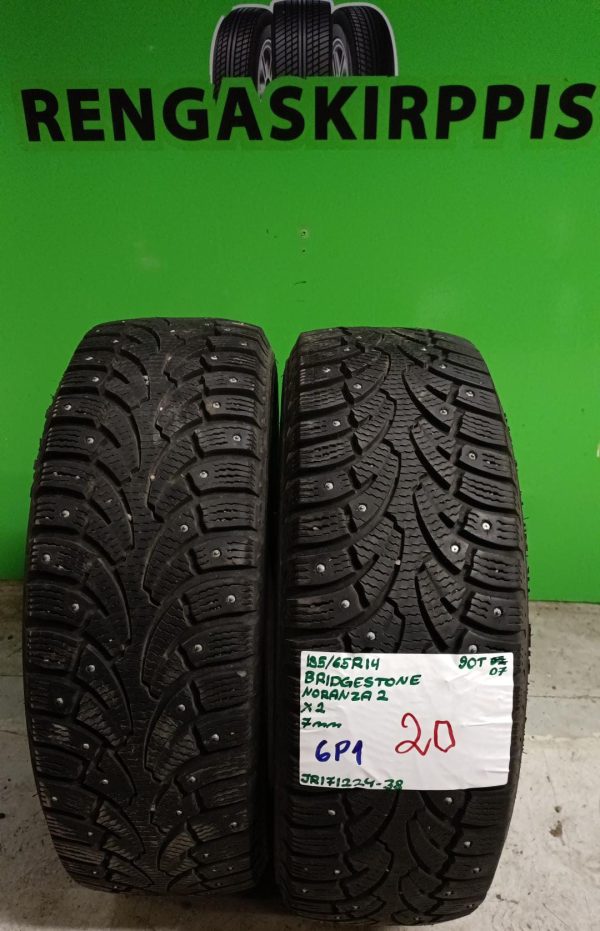 185/65R14 Bridgestone Noranza 2 90T nasta 7mm / 6P1